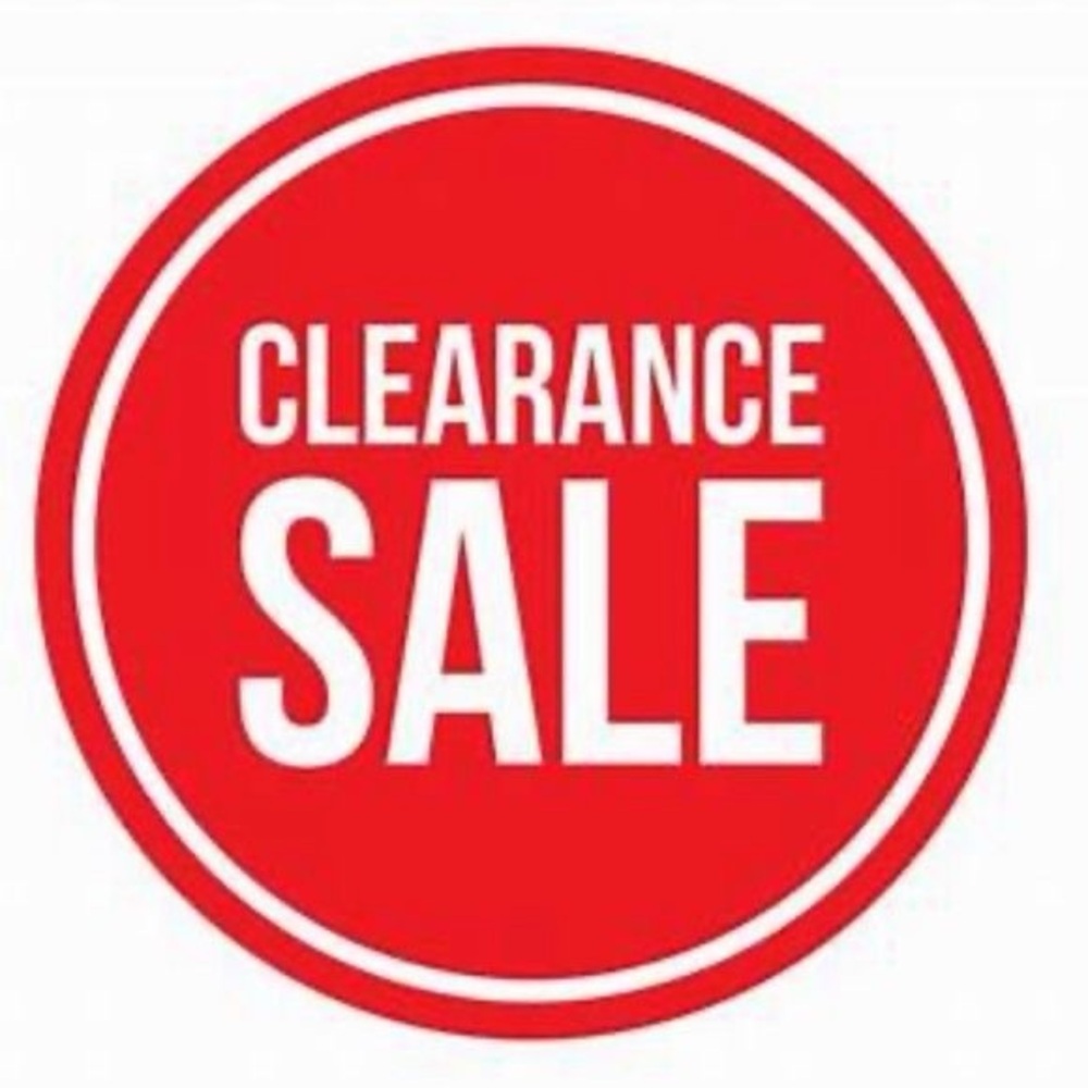 Clearance Sale Sign